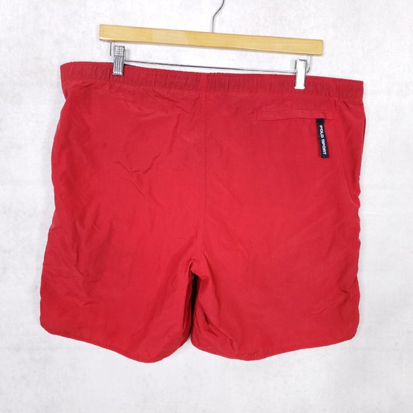 Vtg Polo Sport Ralph Lauren Nylon Swim Trunks - Picture 2 of 10